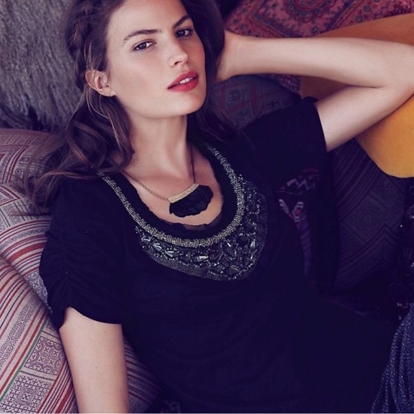 Anthropologie Jewelry - Anthropologie Serefina Feather Statement Necklace 🪶 Dark Green & Gold Stunning